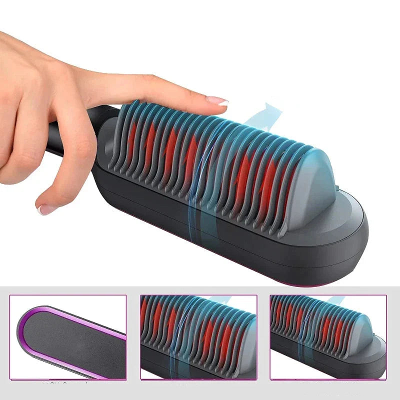 WavePro - Brosse Lissante et Bouclante 2-en-1