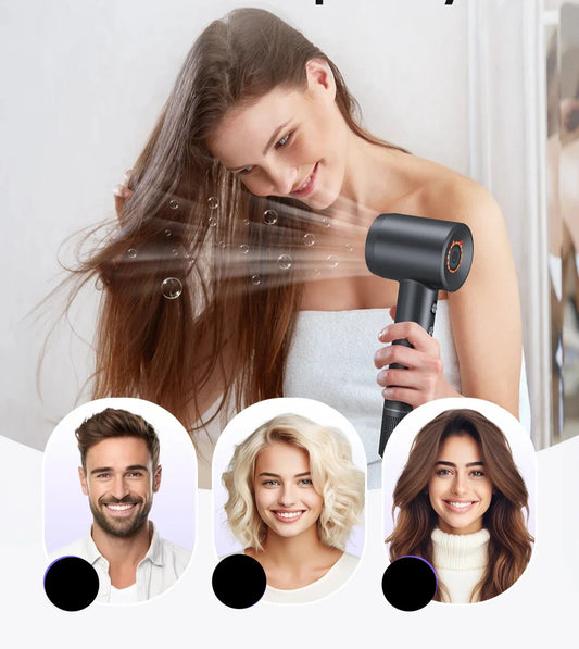 TurboDry - Sèche-Cheveux Professionnel Ionique à Grande Vitesse