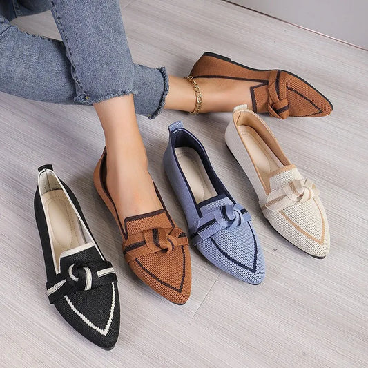 Tru – Mocassins confortables avec détail en nœud