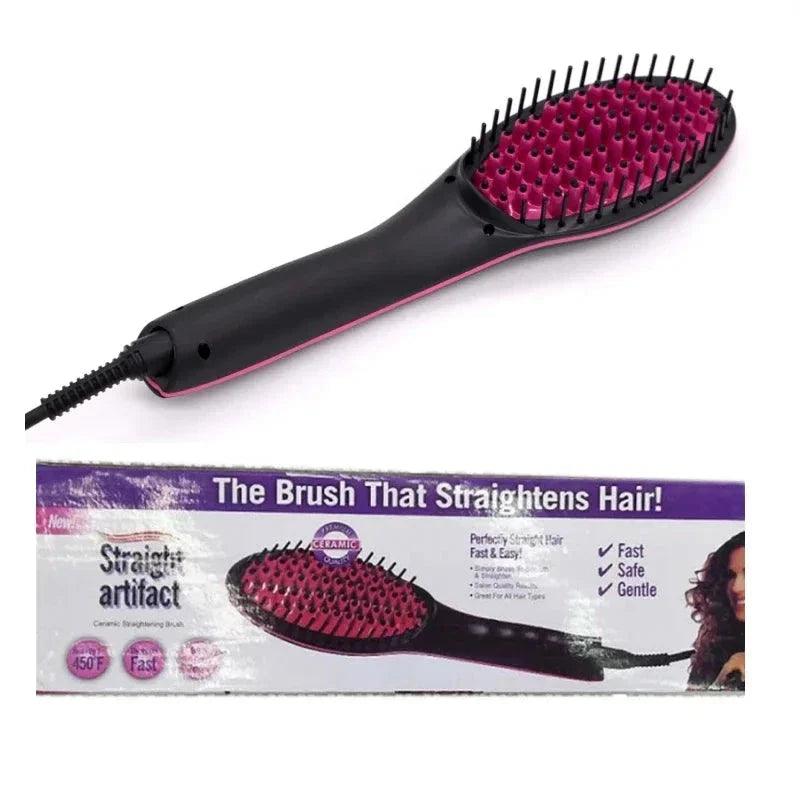 GlamComb - Brosse Lissante Électrique Chauffante