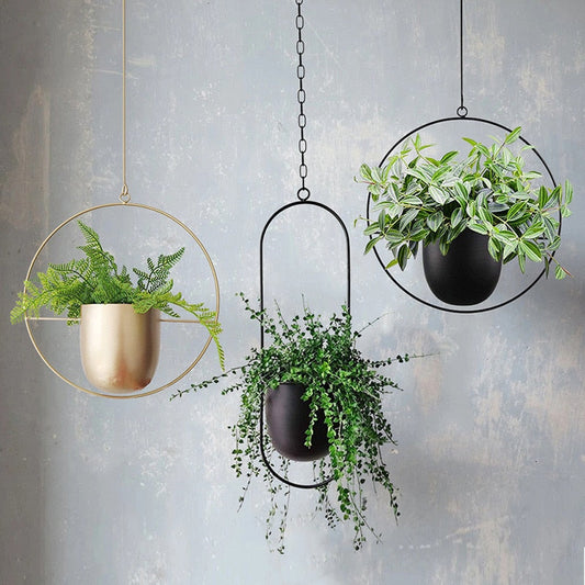 LeafLace - Support de plante en macramé décoratif au design élégant