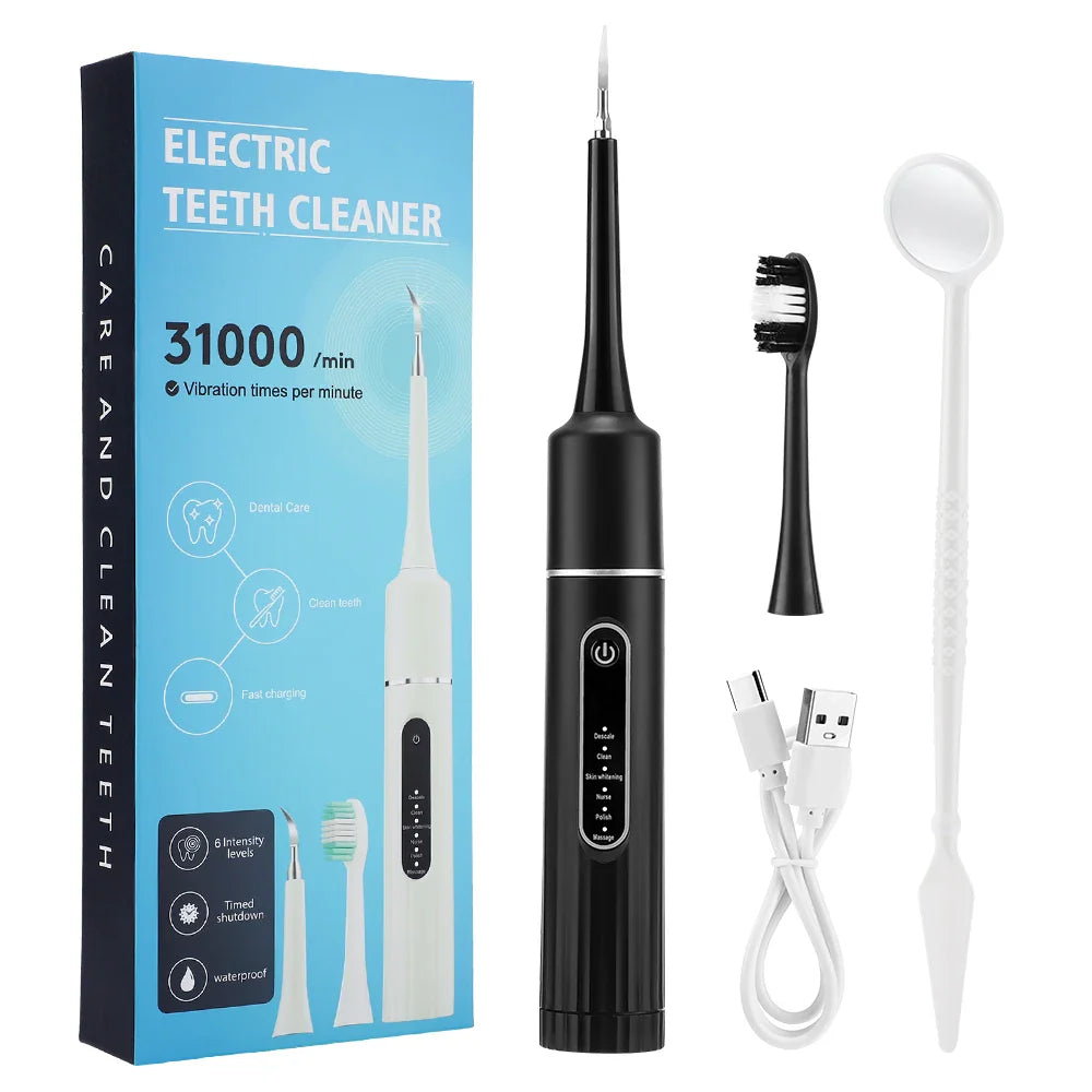 FreshWhite - Blanchiment des dents électrique à 6 vitesses et détartreur