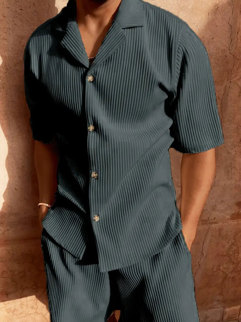 Chemise en Velours Côtelé Luca - Élégance d'Été