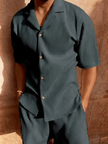 Chemise en Velours Côtelé Luca - Élégance d'Été