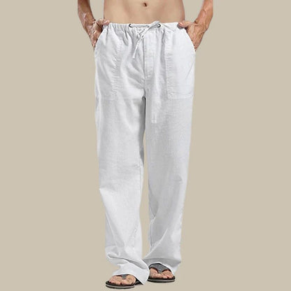Pantalon d'été en lin confortable - Ylmer