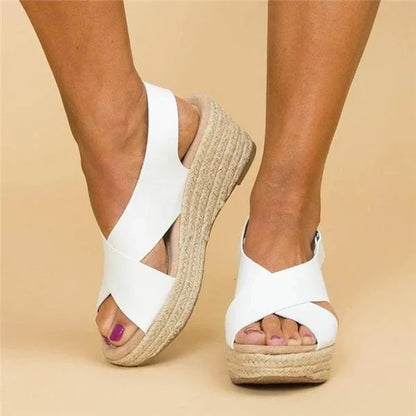 Sietske - Espadrilles Orthopédiques à Talon Sled