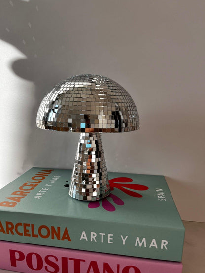 Boule à Facettes Champignon - Spectacle de Lumière Envoûtant