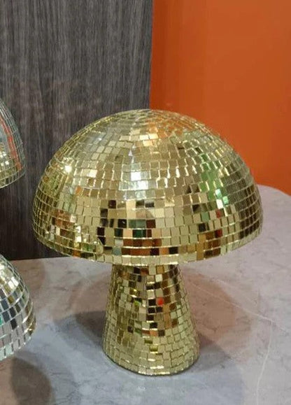Boule à Facettes Champignon - Spectacle de Lumière Envoûtant