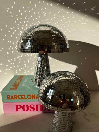 Boule à Facettes Champignon - Spectacle de Lumière Envoûtant