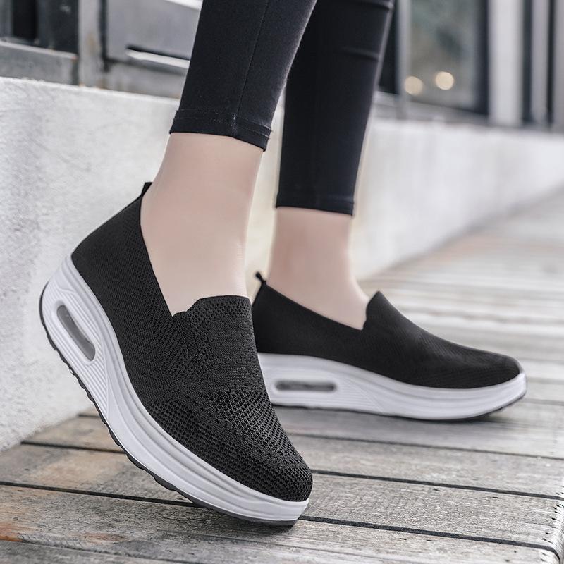 Lina - Chaussures Slip-On en Maille Airstep