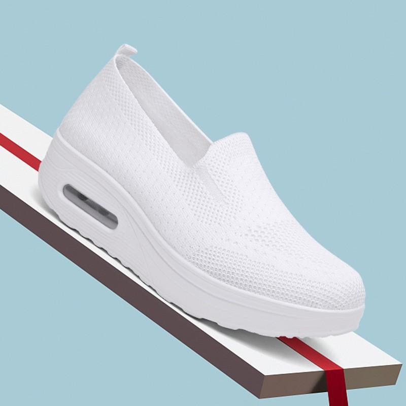 Lina - Chaussures Slip-On en Maille Airstep