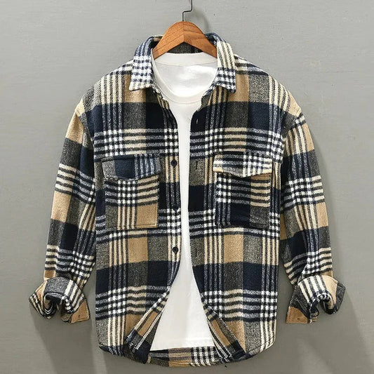 Chemise en Flanel à Carreaux pour Homme