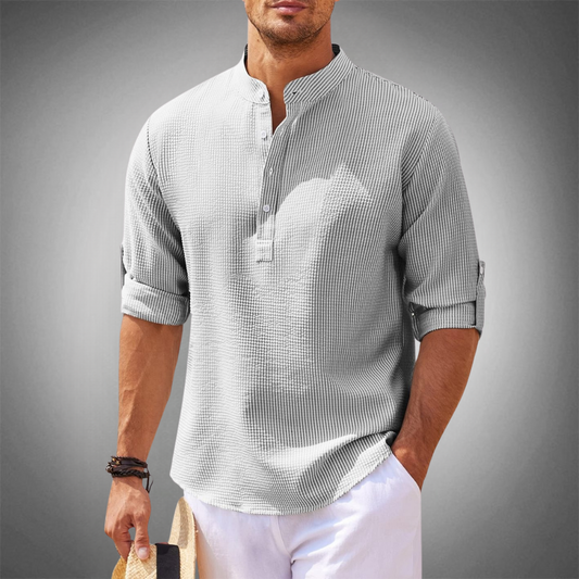 Chemise Henley Homme | Légère et Confortable