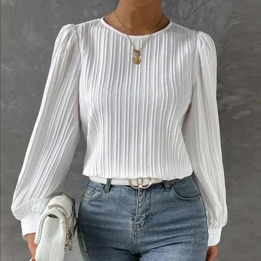 Blouse Texturée Élégante Carina - Chic et Confortable