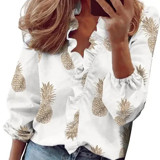 Blouse Mayla à fronces élégante