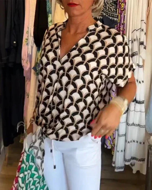 Blouse Imprimée Élégante Miley - Style Unique