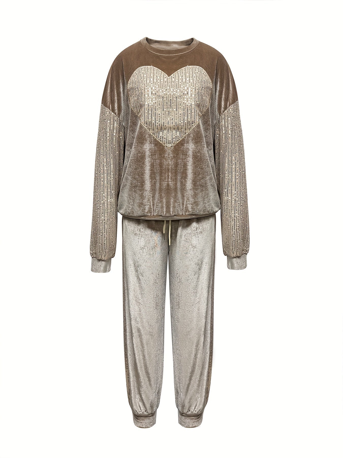 Ensemble Sanna : Pull & Jogging Paillettes Chic