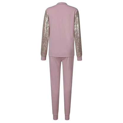 Ensemble Sanna : Pull & Jogging Paillettes Chic