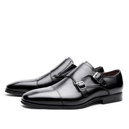 Malakai - Chaussures Oxford en Cuir à Boucle Double