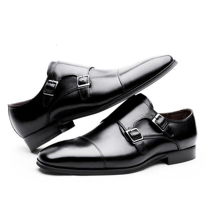 Malakai - Chaussures Oxford en Cuir à Boucle Double
