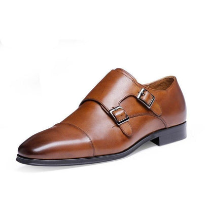 Malakai - Chaussures Oxford en Cuir à Boucle Double